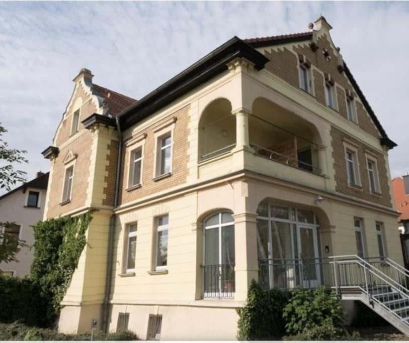 Ferienwohnung Direkt Am Kurpark Mit Gradierwerk Solestadt Bad Dürrenberg Dış mekan fotoğraf